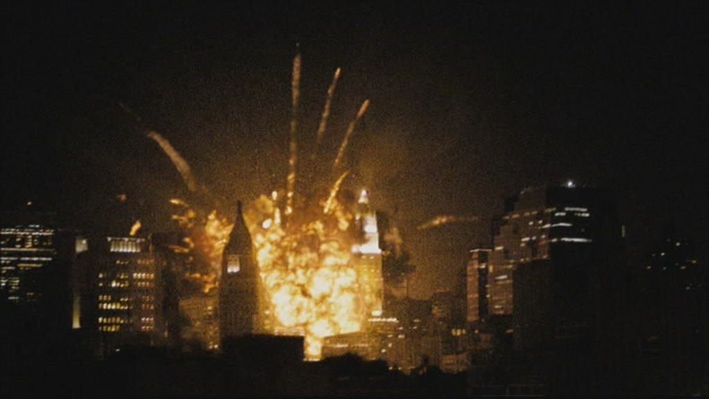 The destruction of New York begins.