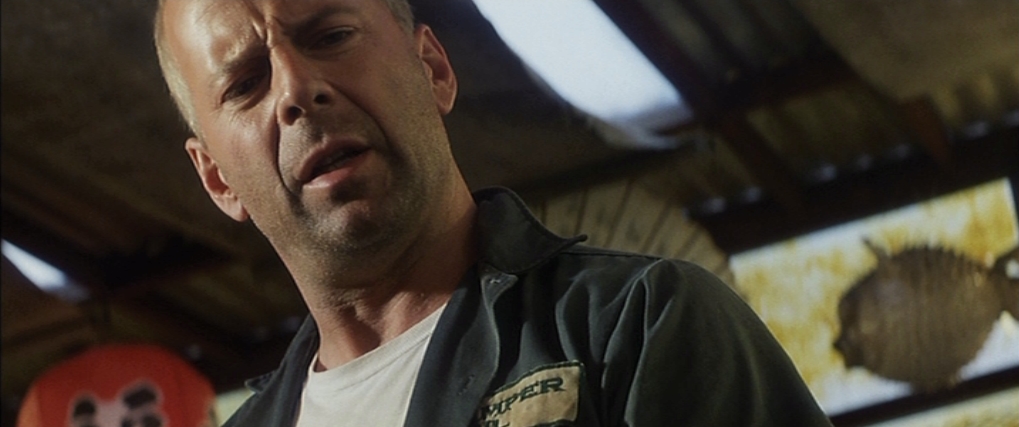 Bruce Willis Emoting.