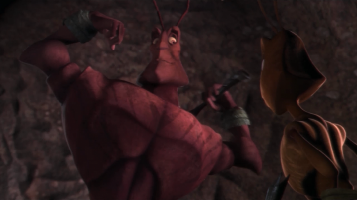 Yeah, do ants really have muscles? Anatomical fail.