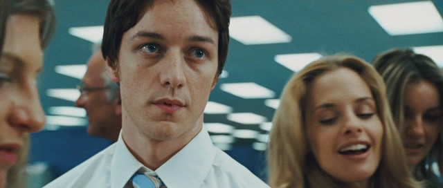 snapshot20090208131833 James McAvoy is Wesley, a stressed out office worker who is about to have a change of career.