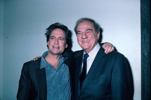 c Malden with Streets Of San Fransisco co-star Michael Douglas
