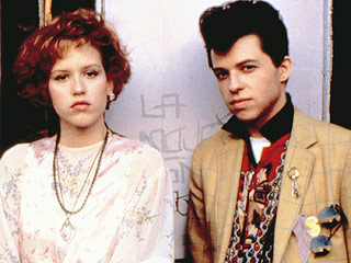 Molly Ringwald and Jon Cryer