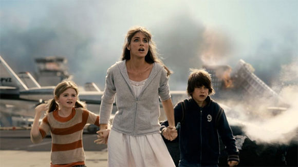 2012-movie-still-7 Johnny new his mom and sister were gonners. He wasn't going to spoil the moment though.
