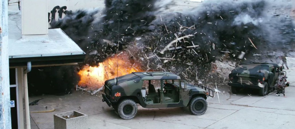 How to demolish a building.... and a car and a person and a street....