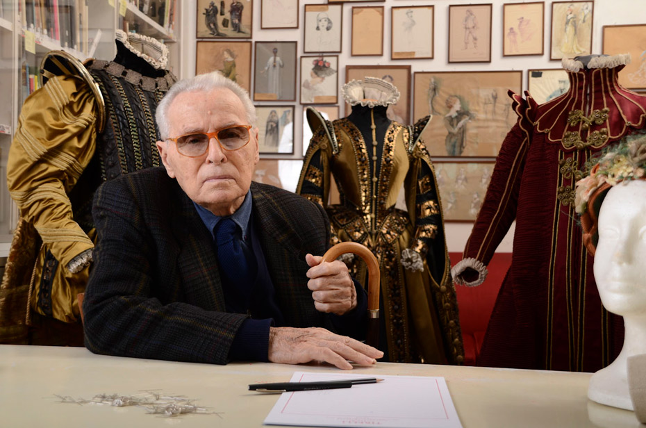 Piero Tosi - Costume Designer, "for his phenomenal achievements in costume designing for last 75 years"