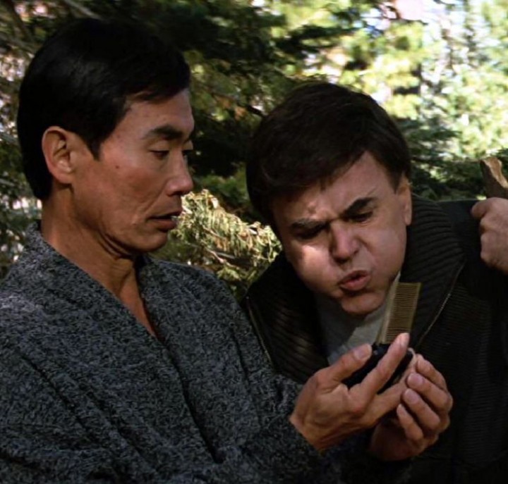 Checkov gives Sulu a blow job. Now, more hilarious than it was at the time. For obvious reasons.
