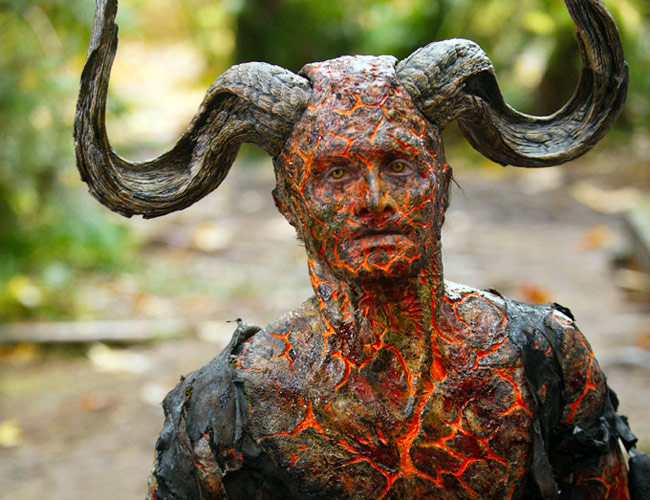 It wasn't the horns that concerned him, it was the eczema.