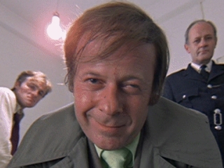 Aubrey Morris in his role in A Clockwork Orange, for Stanley Kubrick, in 1971.