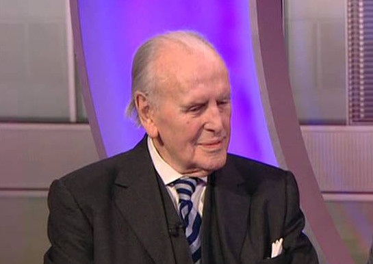 Actor George Cole celebrates his 90th birthday.