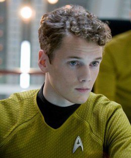 Anton Yelchin as Pavel Chekov in 2009's Star Trek, directed by JJ Abrams.