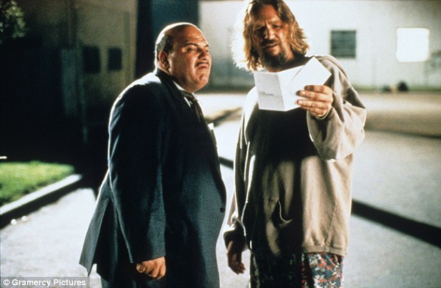 Jon Polito with Jeff Bridges in The Big Lebowski