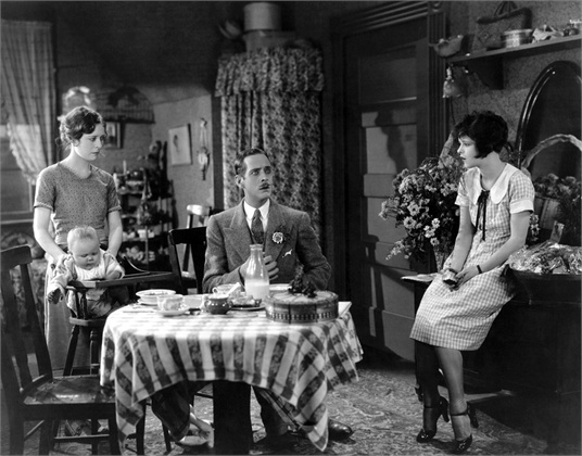 From left: Priscilla Bonner, William Austin, Clara Bow.