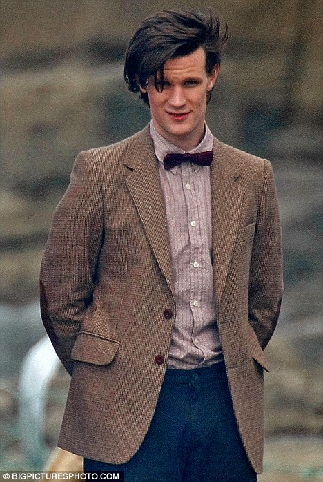 Matt Smith as the Eleventh Doctor.
