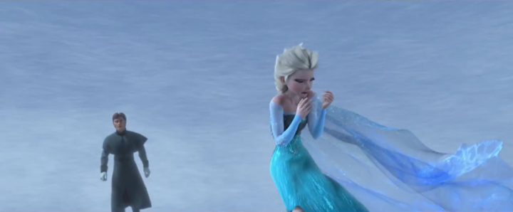 Elsa was hopeless at outdoor charades.