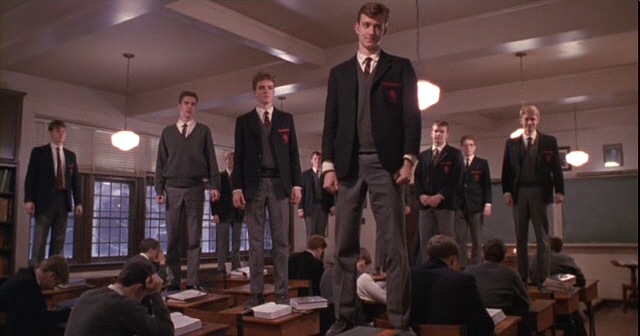 Yeah, there's lots of standing on desks in this movie.