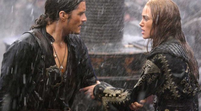 (L-R) ORLANDO BLOOM, KEIRA KNIGHTLEY