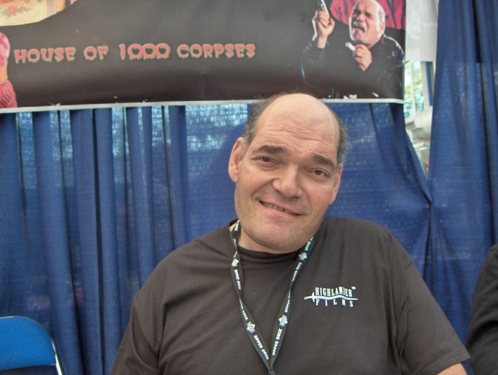 Irwin Keyes promoting "House of 1000 Corpses"