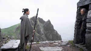 Star Wars: The Last JediL to R: Rey (Daisy Ridley) and Luke Sky