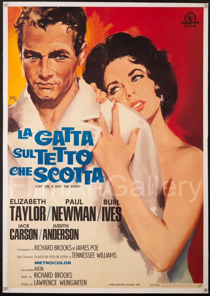 cat-on-a-hot-tin-roof-vintage-movie-poster-original-italian-2-foglio-39x55-8113