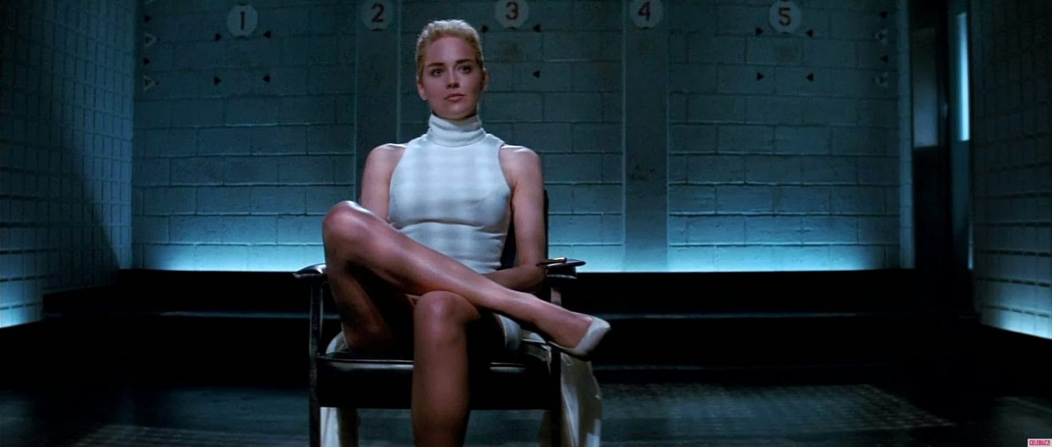 Basic Instinct scene with blue hair and Gus together - wide 5